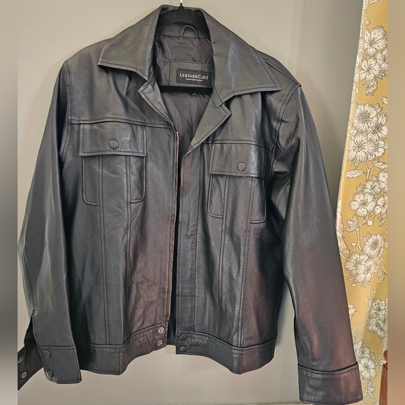 LeatherCult Elvis black leather jacket - Picture 2 of 6